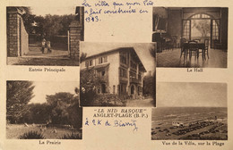 Anglet Plage - Villa LE NID BASQUE - Cpa Souvenir 5 Vues - Anglet