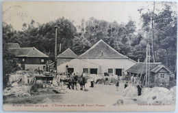 C. P. A. : Hainaut, Honnelles : ROISIN (Caillou Qui Bique) : L'Usine Au Marbre De M. Ernest Pochez, Timbre En 1902 - Honnelles