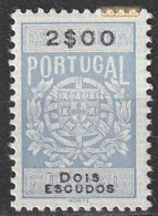 Fiscal/ Revenue, Portugal - Estampilha Fiscal, Série De 1940 -|- 2$00 - MNH** - Nuovi