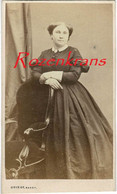 Oude Foto CDV Carte De Visite Portrait Odinot Nancy Photographe Femme Woman Jupe 19ieme Siecle Ancienne Photo Old - Sin Clasificación