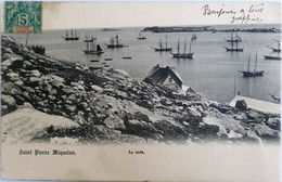 C. P. A. : SAINT-PIERRE Et MIQUELON : La Rade, Timbre En 1906 - Saint-Pierre-et-Miquelon