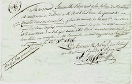 1813 SALIN SALINS DE MANDIRAC PEYRIAC ET SIJEAN 124  MESURES DE SEL VOIR SIGNATURE +sign. Maçonnique V. SCANS+HISTORIQUE - 1800 – 1899