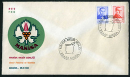 Türkiye 1983 Mesir Festival Of Manisa, Special Cover - Brieven En Documenten