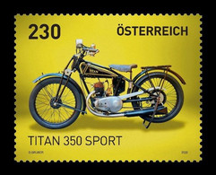 Austria 2022 Mih. 3632 Motorcycle Titan 350 Sport MNH ** - 2021-... Nuevos & Fijasellos
