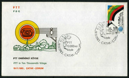 Türkiye 1983 PTT (Postal, Telegraph, Telephone Office) In Ten Thousandth Village | Hand, Special Cover - Lettres & Documents