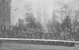 22 LAMBALLE - SAINT AARON / CARTE PHOTO / 1914 - 1918 / 155e RI ? 155e REGIMENT D'INFANTERIE / POILUS / MILITAIRES - Lamballe