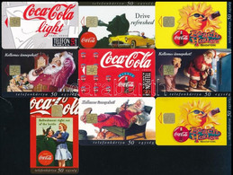 1994-1998 MATÁV Coca Cola 9 Db Klf Telefonkártya Jó állapotban - Unclassified