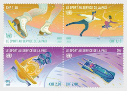 2022 UN New *** United Nations (New York) 2022 Sport For Peace Olympic Olympics Figure Skating Bobsled MNH (**) - Ungebraucht