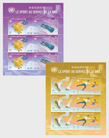 2022 UN New *** United Nations (New York) 2022 Sport For Peace Olympic Olympics Figure Skating Bobsled MNH (**) - Ungebraucht