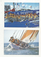 Cp,sports ,VOILE ,le MAXI-YACHT "LA POSTE" , Vierge , LOT DE 2 CARTES POSTALES - Vela