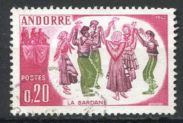 ANDORRE N° 166 -- Ø Oblitéré Ø - Cote 5.50 € - Used Stamps