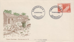 Enveloppe  FDC  1er  Jour   DANEMARK   Campagne  Mondiale  Contre  La   Faim   1963 - FDC