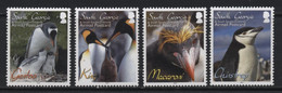 South Georgia & The South Sandwich Islands (32) 2010. South Georgia Penguins Set. Mint. Hinged. - Südgeorgien