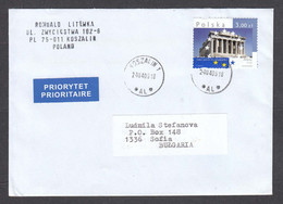 Poland - 09/2009, 3 Zl., Architektur, Letter Ordinary - Cartas & Documentos