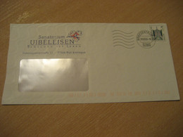 BAD KISSINGEN Sanatorium Uibeleisen Thermal Health Sante Cancel Postal Stationery Cover GERMANY - Hydrotherapy