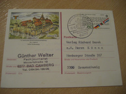 BAD CAMBERG 1983 Kneippheilbad Thermal Health Sante Cancel Rodenberg Postal Stationery Card GERMANY - Hydrotherapy