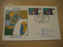 BONN 1975 Yvert 713 Fight Drug Abuse Health Sante FDC Cancel Cover GERMANY - Drogen