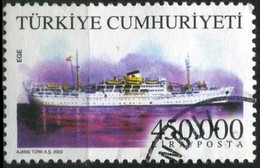 Türkiye 2002 Mi 3323 Passenger Ship "Ege" (1955) | Merchant Ships - Usati