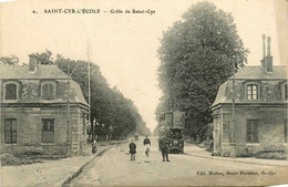 St Cyr L'école * La Grille De St Cyr * Tramway Tram * Militaires Militaria - St. Cyr L'Ecole