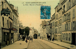 St Germain En Laye * La Rue De La République * Photographe L. BICHON * Tramway Tram - St. Germain En Laye