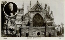 DEVON D-M - EXETER - CATHEDRAL - WEST FRONT RP 1906 Dv1457 - Exeter