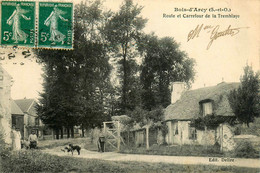 Bois D'arcy * La Route Et Le Carrefour De La Tremblaye * Villageois - Bois D'Arcy