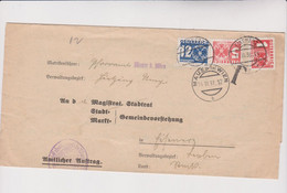 AUSTRIA 1938 MAUER Bei WIEN  Nice Cover To EISENERZ Postage Due - Briefe U. Dokumente