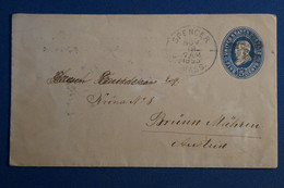 AQ11 ETATS UNIS  BELLE LETTRE  1895 NEW YORK  POUR AUTRICHE +AFFRANCH.INTERESSANT - Briefe U. Dokumente