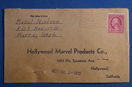 AQ11 ETATS UNIS  BELLE LETTRE  1932 MURRAY   POUR HOLLYWOOD  +AFFRANCH.INTERESSANT - Briefe U. Dokumente