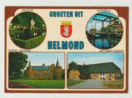 Postcard-ansichtkaart: Kasteel-centrum-veestraatbrug Helmond (NL) - Helmond