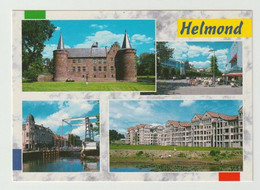 Postcard-ansichtkaart: Kasteel-centrum-veestraatbrug Helmond (NL) - Helmond