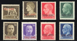 194 ISOLE JONIE N.1/8 NUOVI ** GOMMA INTEGRA SPLENDIDI - MNH SET COMPLETE LUXUS - Ionian Islands