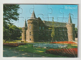 Postcard-ansichtkaart: Kasteel Raadhuis-museum Helmond (NL) Puzzel-puzzle - Helmond