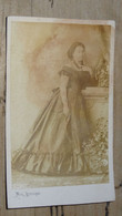 CDV Petit Format De Marie CABEL De L'opéra, Photo Ecoles Du Gouvernement ................ 250.......... Class-100 - Ancianas (antes De 1900)