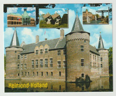 Postcard-ansichtkaart: Kasteel-kapel-markt Helmond (NL) - Helmond