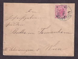Austria/Croatia - Small Size Letter Sent To Wien Cancelled By M.T.P.O. LLOYD AUSTRIACO ??? Postmark 01.02.1894. - Covers & Documents