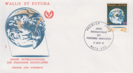 Enveloppe  FDC  1er  Jour    WALLIS  Et  FUTUNA     Année  Internationale  Des  Personnes  Handicapées   1981 - FDC