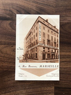 Marseille * Hôtel CONTINENTAL , 6 Rue Beauvau * Doc Publicitaire Ancien Illustré - Zonder Classificatie