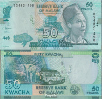 Malawi Pick-Nr: 64 (2018) Bankfrisch 2018 50 Kwacha - Malawi