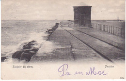 IJmuiden Zuidpier Bij Storm K3092 - IJmuiden