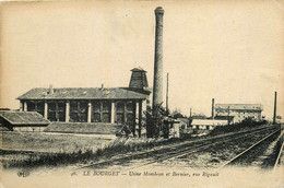 Le Bourget * Usine MOMBRON Et BERNIER , Rue Rigault * Cheminée Industrie * Ligne Chemin De Fer - Le Bourget