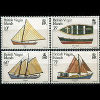 VIRGIN IS. 1984 - Scott# 480-3 Local Boats Set Of 4 MNH - Iles Vièrges Britanniques