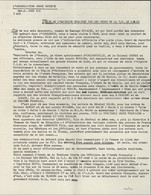 Guerre D'Algérie OAS Organisation Armée Secrète Zone III Oran Tract 609 Emission Onde De La TV 6 4 1962 Commando OAS - War Of Algeria