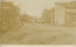 Militaria - Guerre 1914-18 - Carte Photo - Village A Identifier - état - Guerre 1914-18