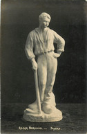 Arts - Sculptures - Roger Normand - Paysan - Dédicaces - Dédicace - Carte écrite Par Lui Même - état - Sculpturen