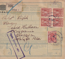 POLOGNE 1919 COLIS POSTAL DE KRAKAU - Covers & Documents