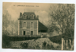 37-06 SEMBLANCAY Villageois Devant Batiment Les Postes 1910   /D07-2015 - Semblançay