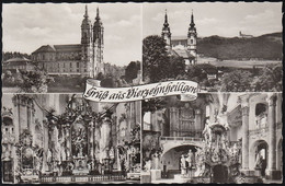 D-96231 Bad Staffelstein Gruß Aus Vierzehnheiligen - Kirche - Church ( Echt Foto) - Staffelstein