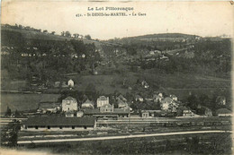 St Denis Les Martel * La Gare Du Village * Ligne Chemin De Fer - Andere & Zonder Classificatie