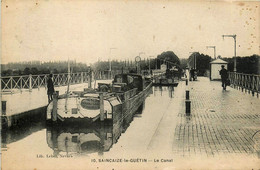 Saincaize Le Guétin * Vue Sur Le Canal * Péniche BERGER LEDUC * Batellerie - Autres & Non Classés